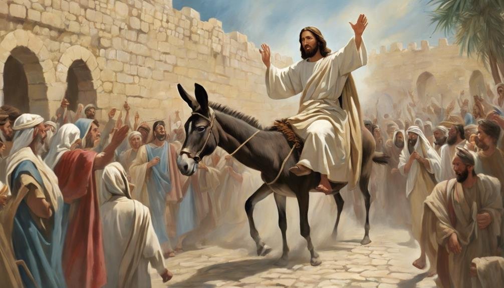 triumphal entry into jerusalem