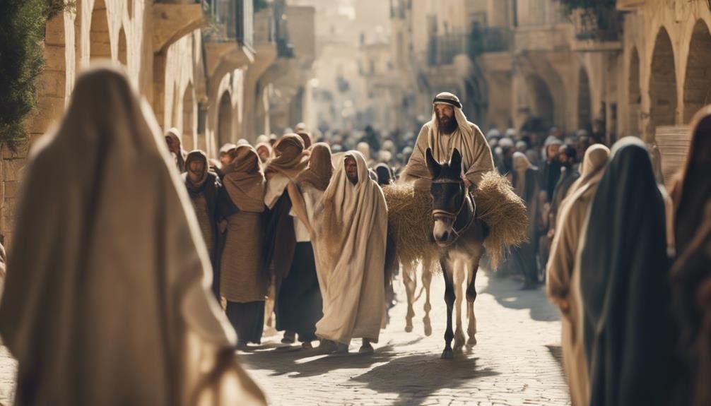 palm sunday triumphal entry