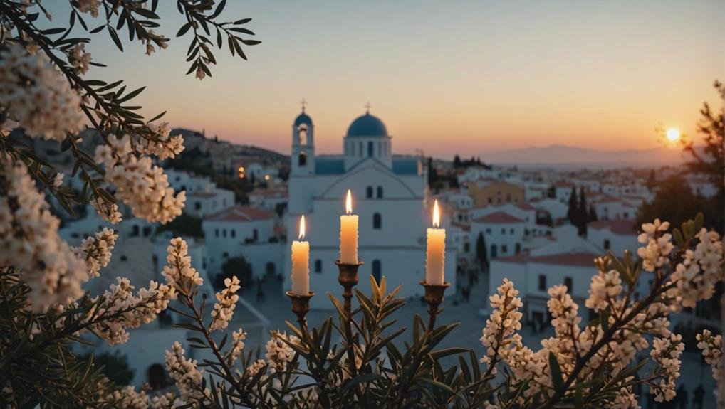 palm waving tradition in greece