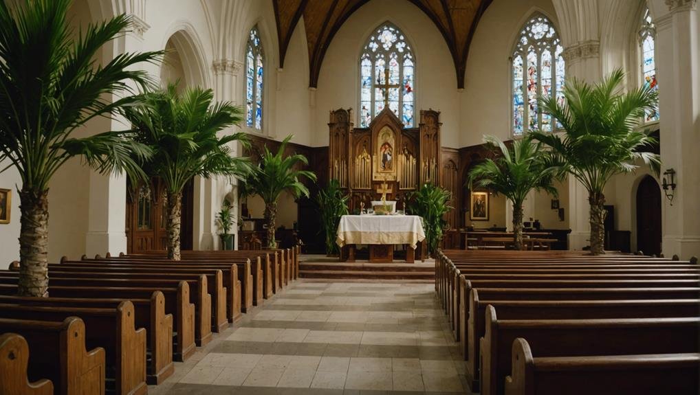 Church Decoration for Palm Sunday