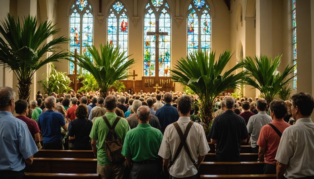 palms and crosses significance
